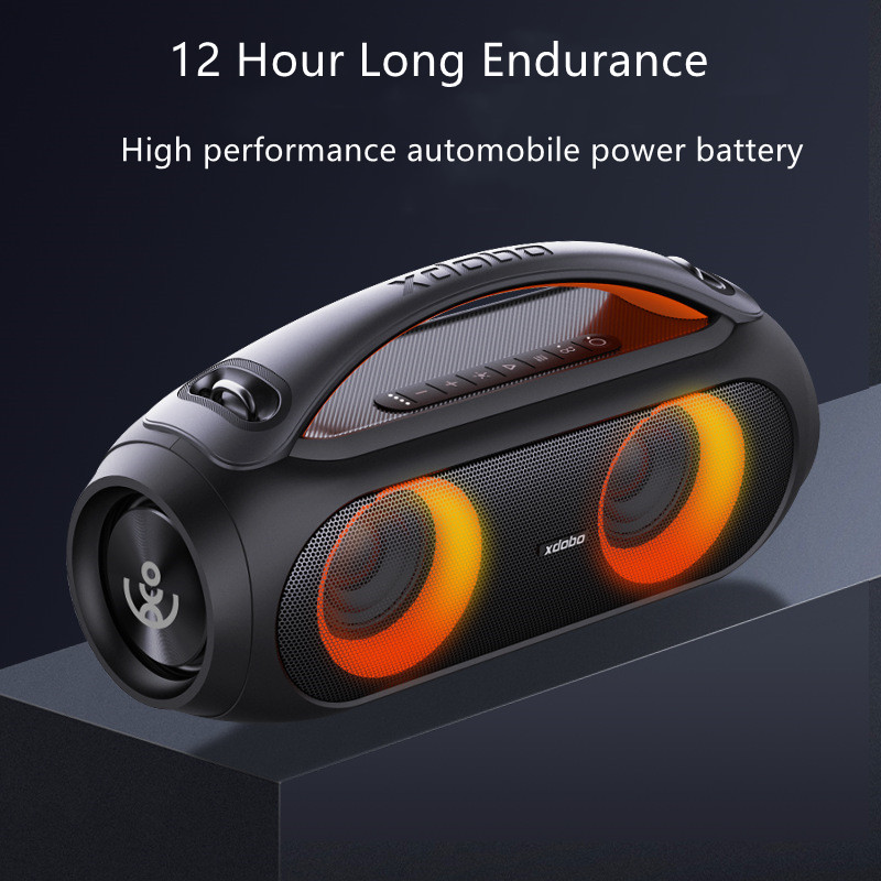 XDOBO Vibe Plus 80W Portable Bluetooth Speaker Wireless Soundbar BT5.0 TWS Sound Box Boombox Audio Player. 