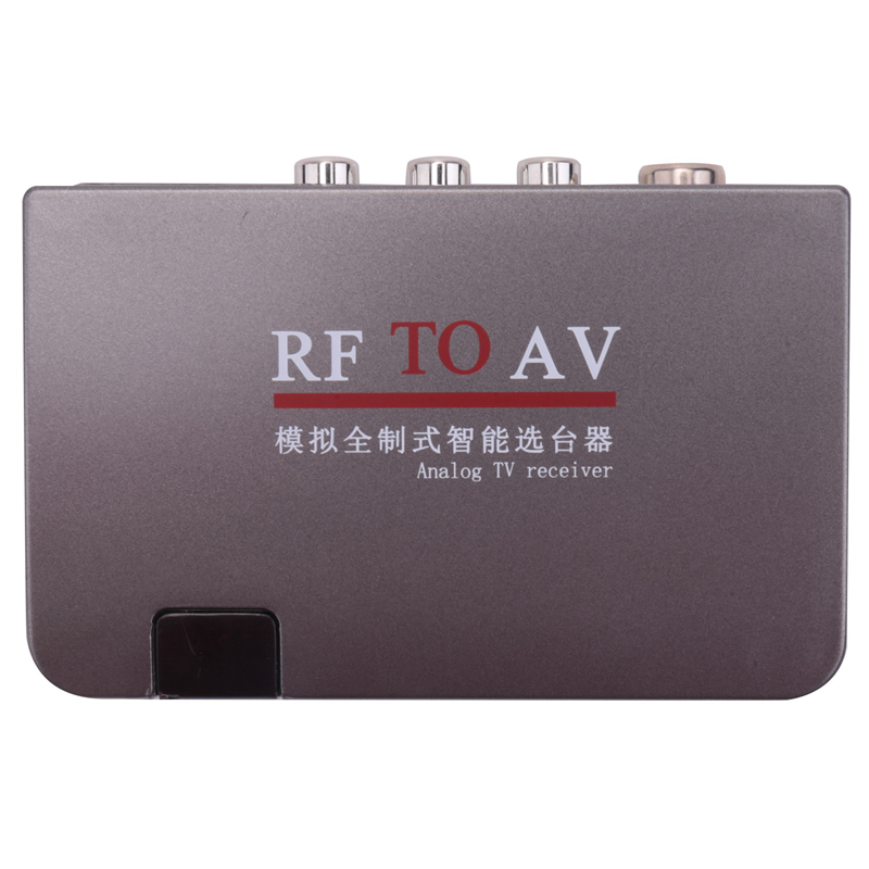 RF to AV Converter,Channel Selector,Booster,Cable TV to Projection TV,Video Port Supports Full System AC110-240V US Plug. 
