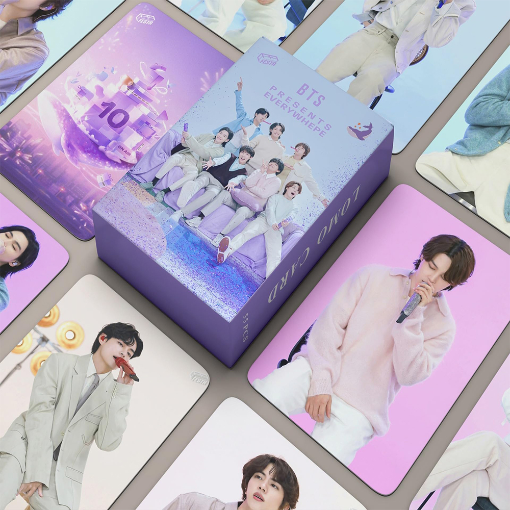 BTS 55Pcs/Box K-POP Bangtan Boys All Album Photocard/Lomocard. 