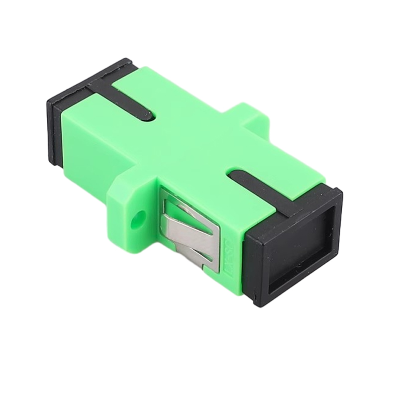 Fiber Optic Sc Keystone Coupler Green Sc/apc Optical Jack Plug Sc-Sc X Singlemode Apc For Network Lan Connector. 