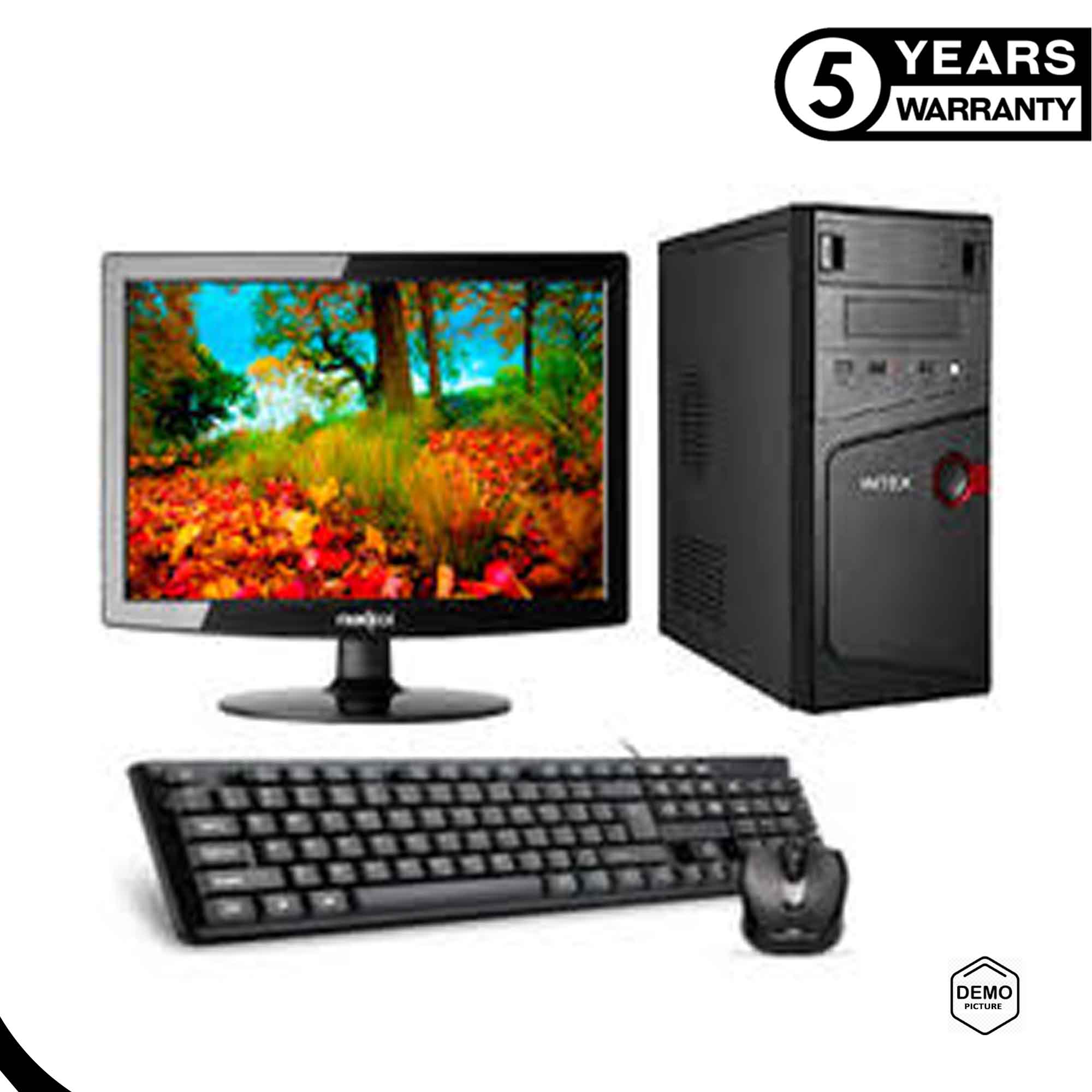 Intel Core i7 RAM 8GB SSD 120GB Graphics 2GB Gaming PC 64 Bit And 'Monitor 19 inch' New Full Desktop Computer