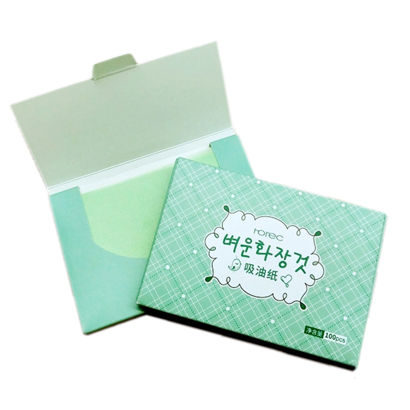 Oil Absorbing Tissues, 100Pcs Oil Absorbing Blotting Paper Sheet Refreshing Oil Control Film Facial Tissue Makeup Tool Face Clean Blot Papers for Oily Skin Care Blotting Paper Remove Excess Oil Shine. 
