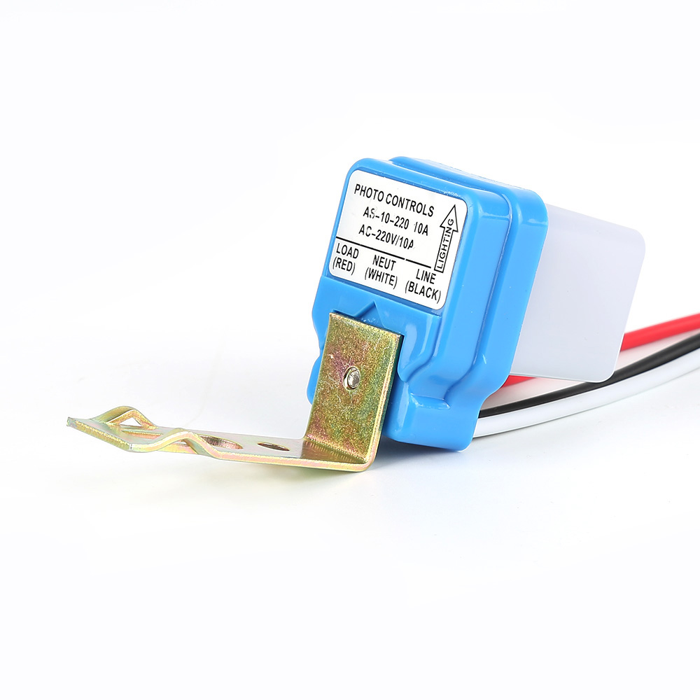 Automatic Auto On Off Light Sensor Street Switch 220V 50-60Hz 10A Photo Control Automatic Sensor Switch Home Garden. 