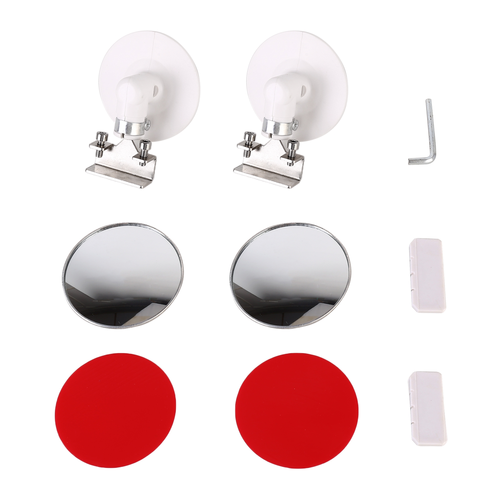 (New)2 PCS Car Multi-functional Blind Spot Side Assistant Mirror, Size:75mm. 