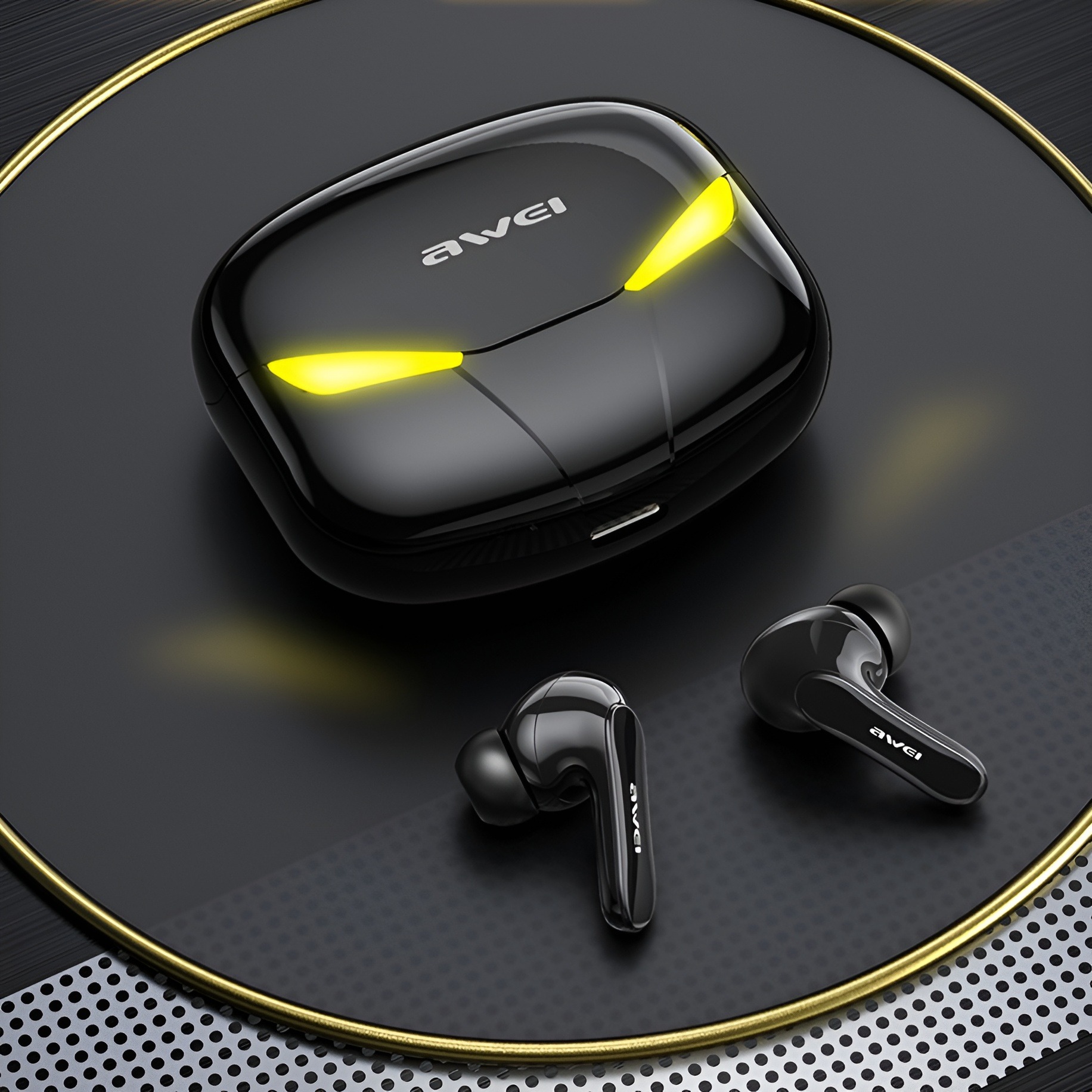 AWEI T35 Bluetooth 5.1 Touch Control True Wireless Gaming Earbuds