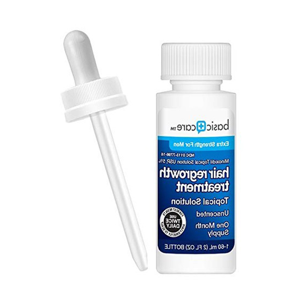 basic care minoxidil 5% for hair and beard regrowth-60 ml( one month suply). 