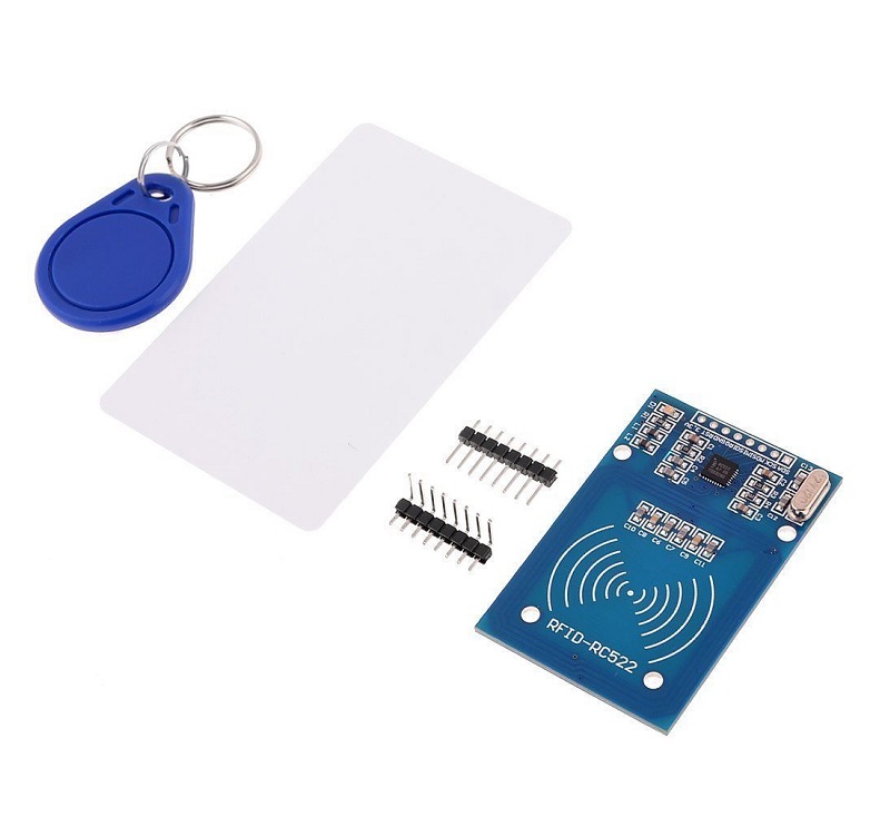 RFID MFRC-522 RC522 RF IC Card Sensor Module With S50 Key Card Keychain For Arduino UNO Mega 2560 R3 Nano Raspberry Pi. 