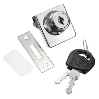 Single Double Glass Cabinet Door Lock Cam Key Showcase Display