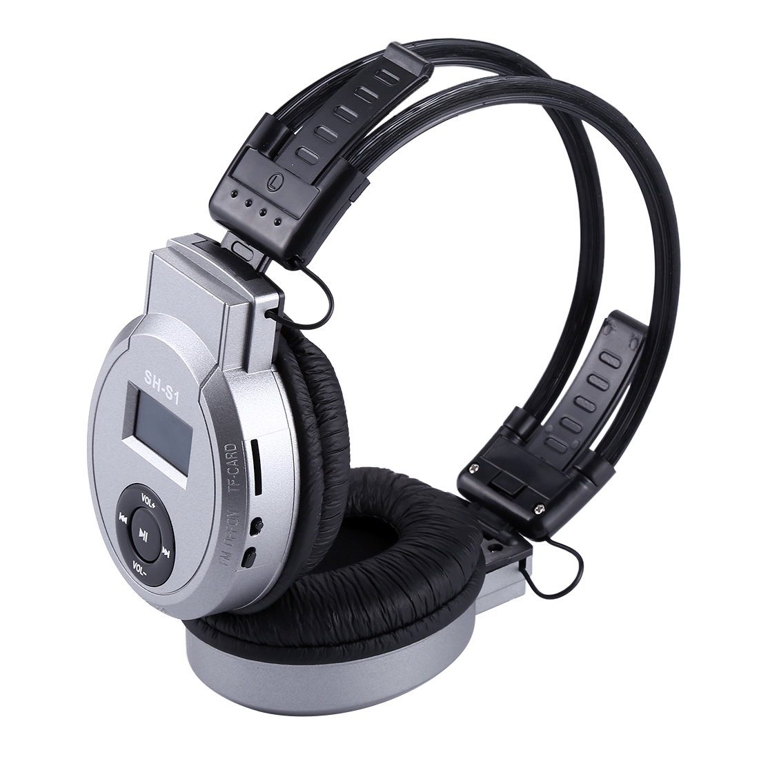 SH-S1 Folding Stereo HiFi Wireless Sports Headphone Headset with LCD Screen to Display Track Information & SD / TF Card, For Phones & iPad & Laptop & Notebook & MP3 or Other Audio Devices