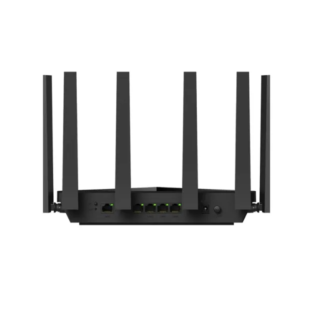 CUDY WR6500 BE6500 Dual-Band Gigabit Wi-Fi 7 Router - Broadcom 2 GHz Quad-Core CPU - 6-Stream Dual-Band Wi-Fi 7 (5760 Mbps + 688 Mbps) - 5× Gigabit Ethernet Ports - Covers Up to 140 m² (1,500 ft²), 200 Connected Devices -Cudy App, Cloud Control, Cudy Mesh. 