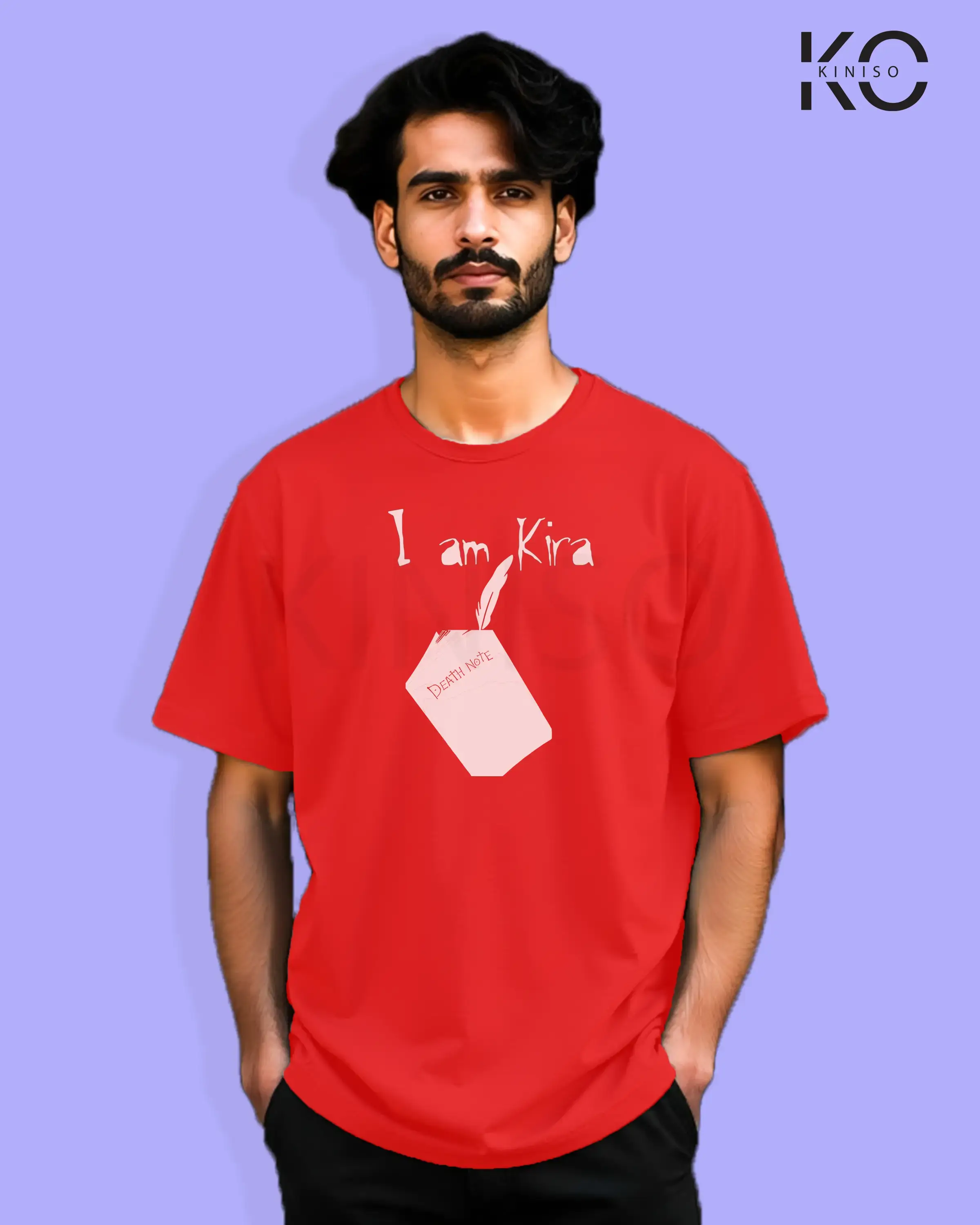 Death Note T-shirt - I am Kira - Anime T-shirt for Men in Bangladesh by KINISO. 