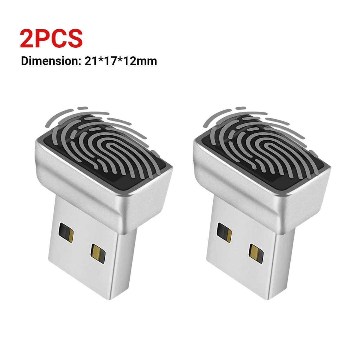 USB Fingerprint Reader Module for Windows 7 8 10 11 Hello, Biometric Scanner Padlock for Laptops PC Fingerprint Unlock Module. 