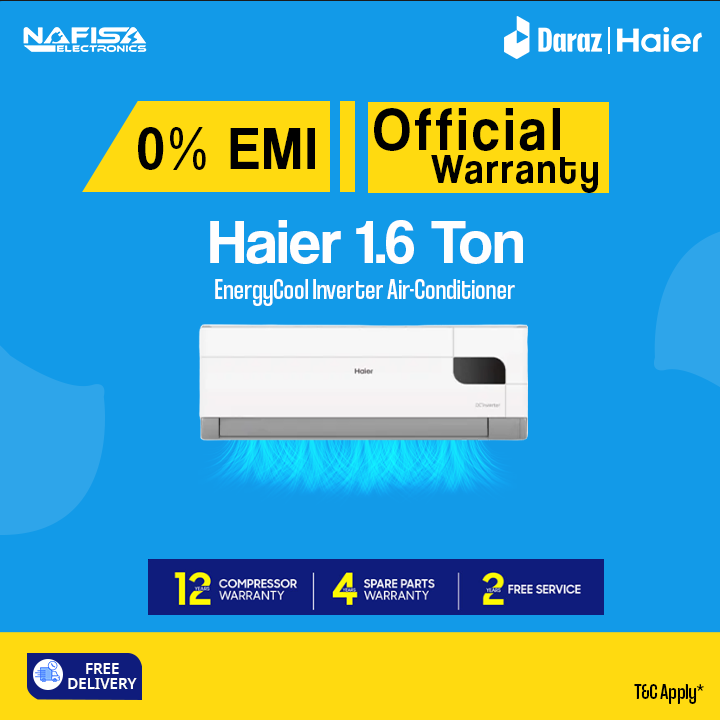 Haier 1.6 Ton EnergyCool Inverter AC [HSU-19EnergyCool(INV)(Pro)]
