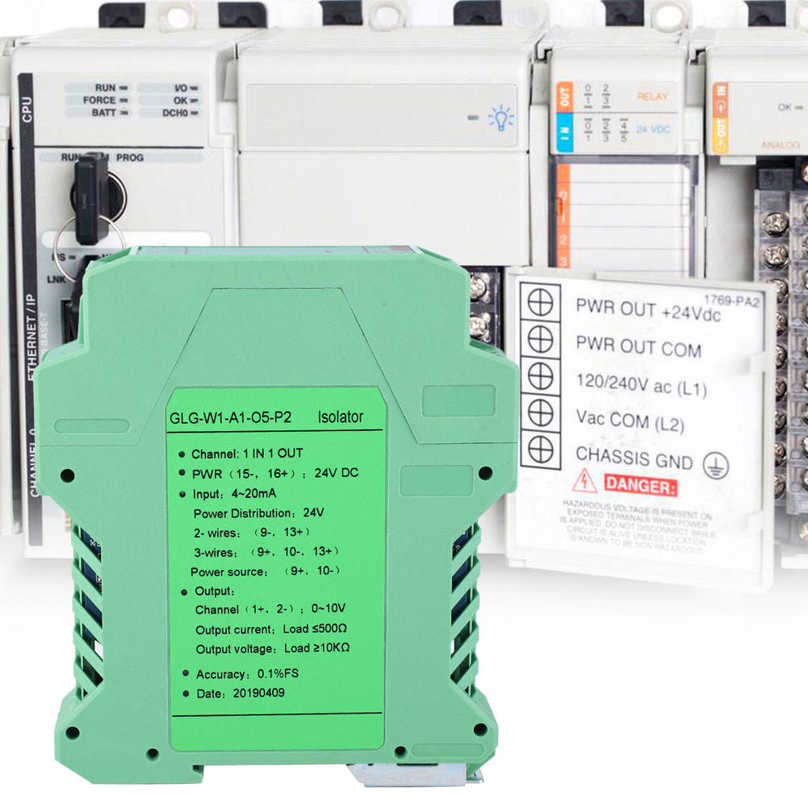 HOT DC Current Signal Isolator Transmitter Conditioner 4-20mA PLC Detect 24V. 