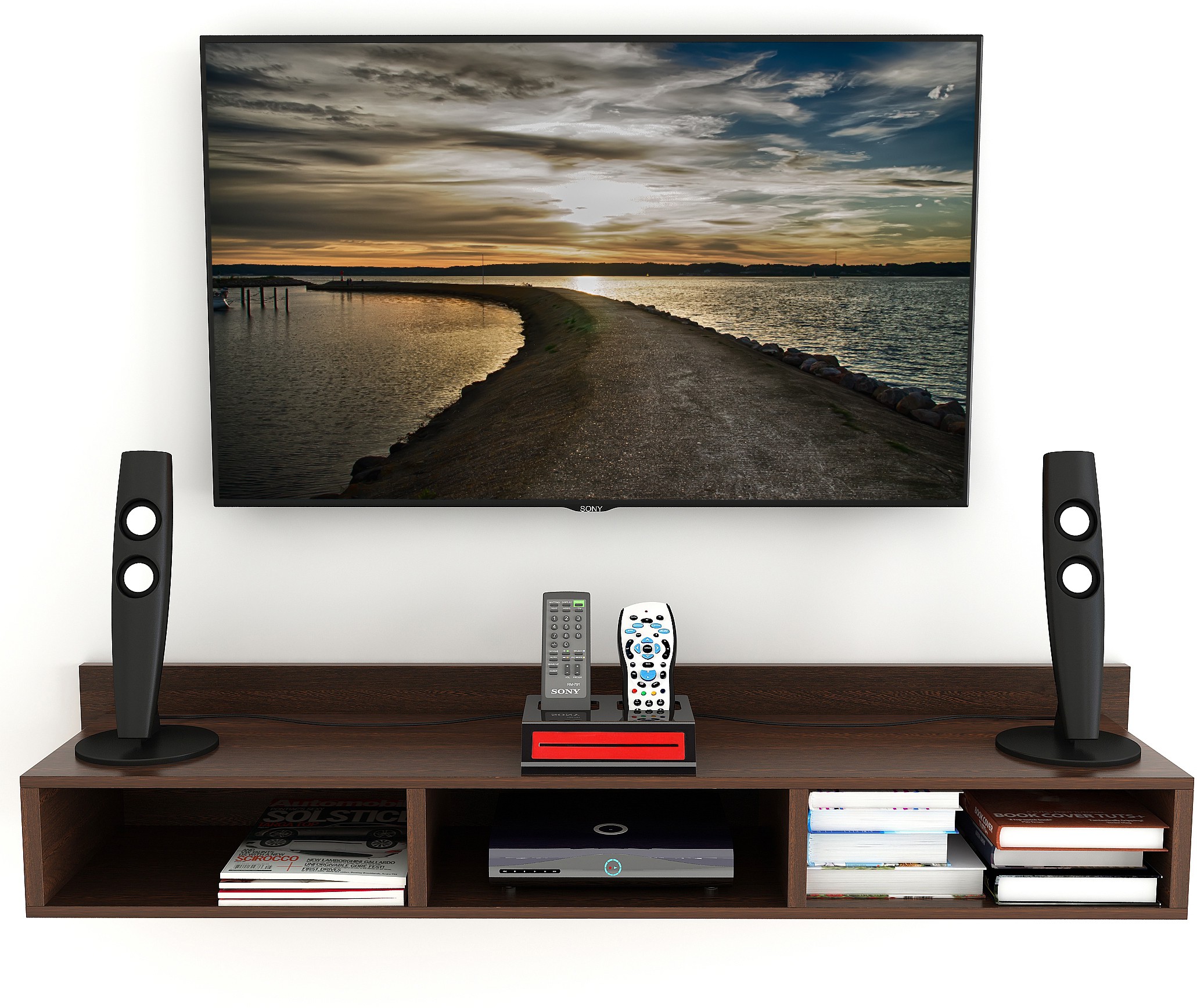 TV Stand/TV Entertainment Unit/TV Cabinet for Set Top Box/ Engineered Wood TV Entertainment Unit | (Model: FTS102)