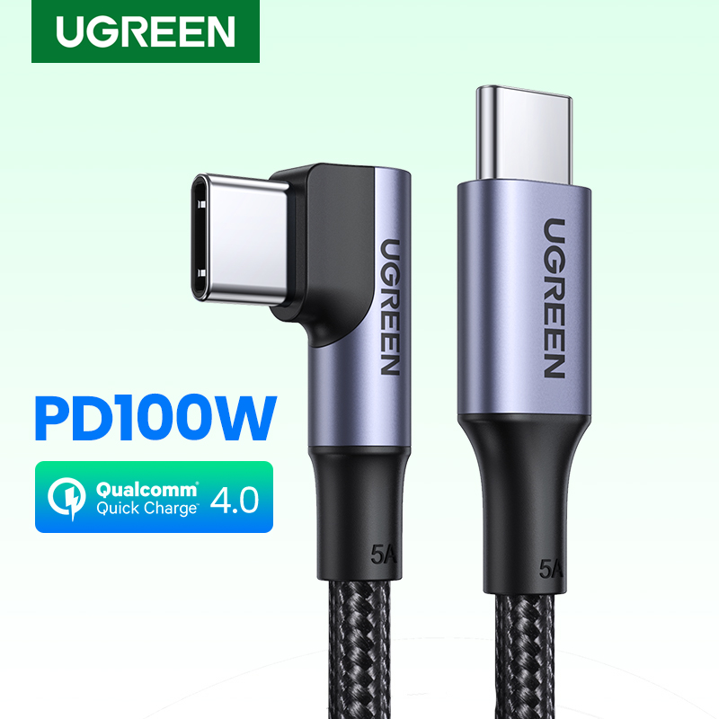 UGREEN US334 (70643) USB Type-C to Type-C Cable - 1m - 100W USB C to USB C Cable - Universal Compatibility - Durable & Rugged - Secure & Reliable. 