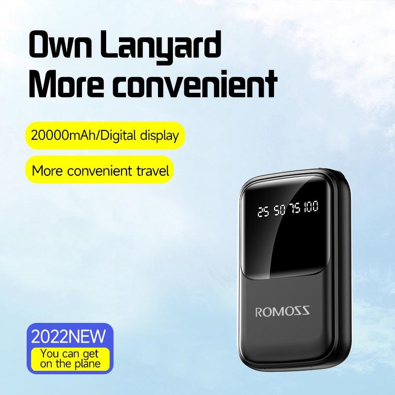 AIKAS COD KC15 20000mah Fast Charger Powerbank With LED Emergency Light. 