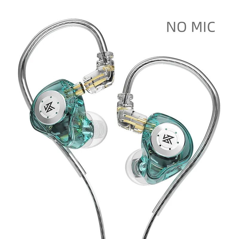 【Beauty Code】(NEW) New kz edx pro dynamico in earphone high fidelity dj monitor gaming headphones canceling noise for zstx