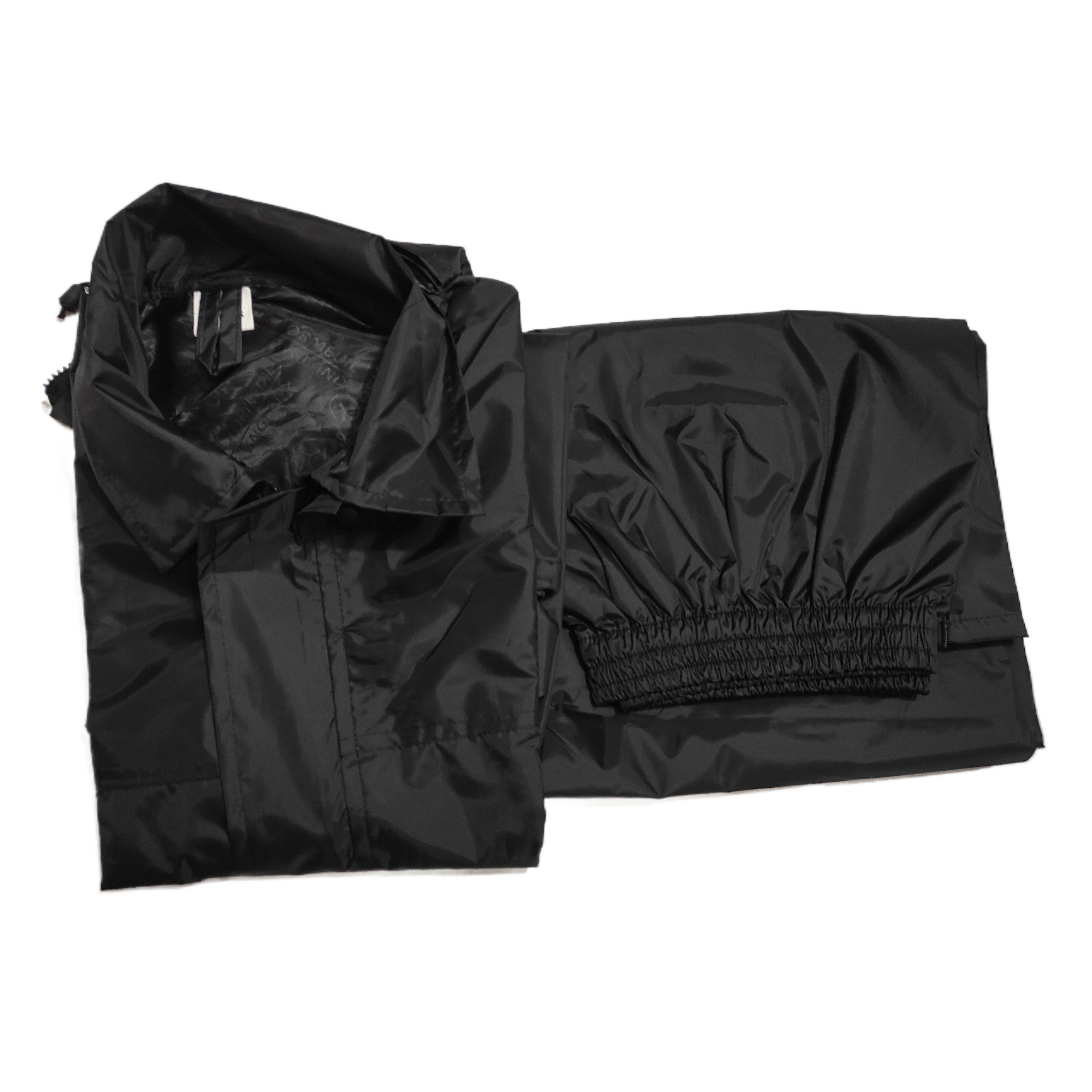Biker 100% waterproof Rain Suit -Solid Men two part Raincoat - Double Layer Waterproof rain jacket with premium Bag -. 