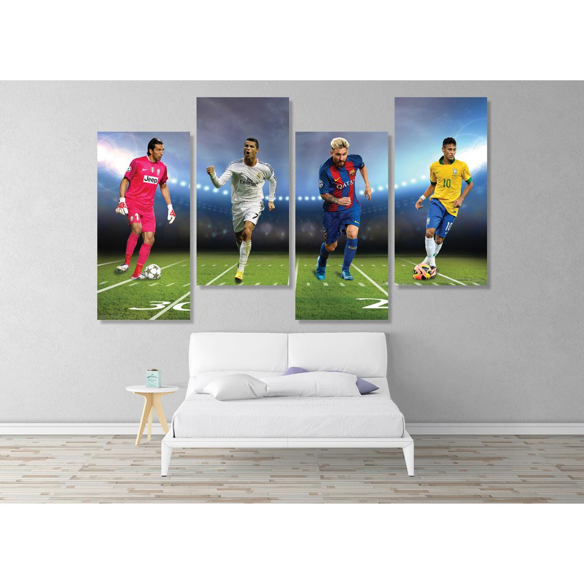 CNVS-338  60″ inch x 36″ inch   Football Star Wall Canvas Art Prints