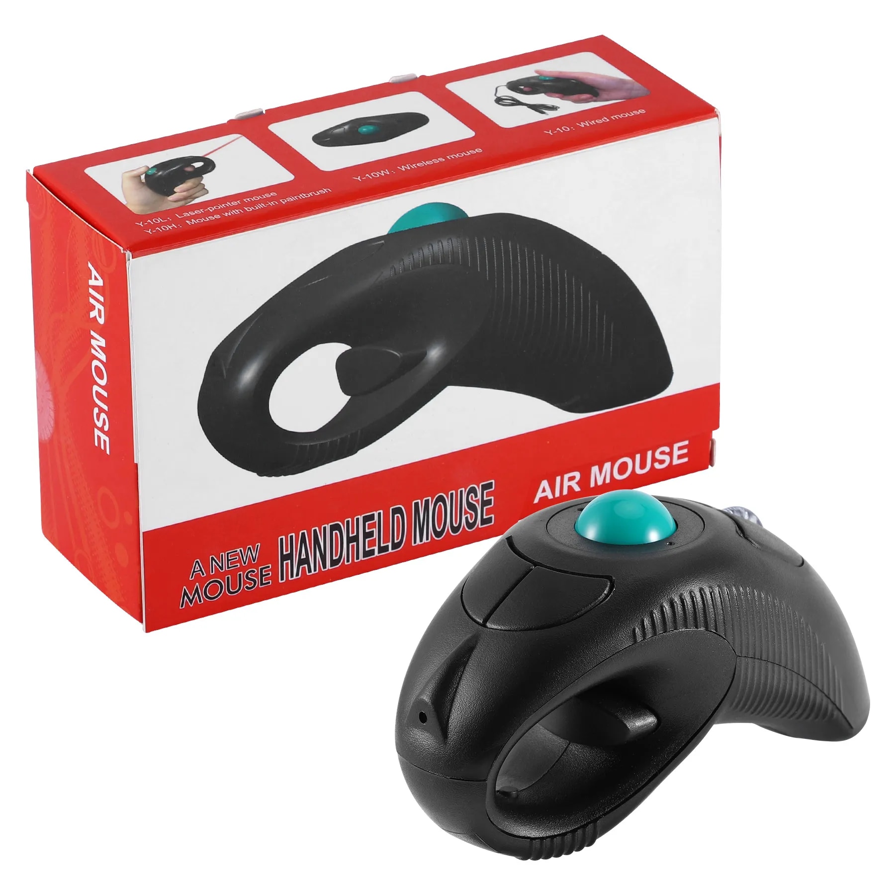 Working 2.4G Wireless Mouse with Pointer Home Meeting Room Ergonomic 1000DPI Track Ball Mice Desktop PC Accessories