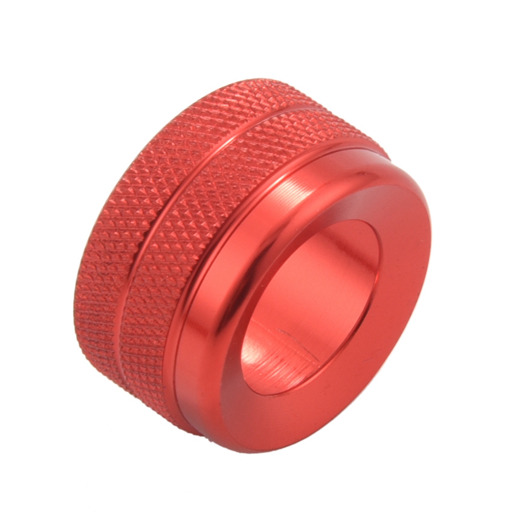 AC Climate Control and Radio Volume Knob Ring Covers for 1 2 3 3GT 4 Series (F20 F22 F30 F31 F32) 6Pcs Red. 