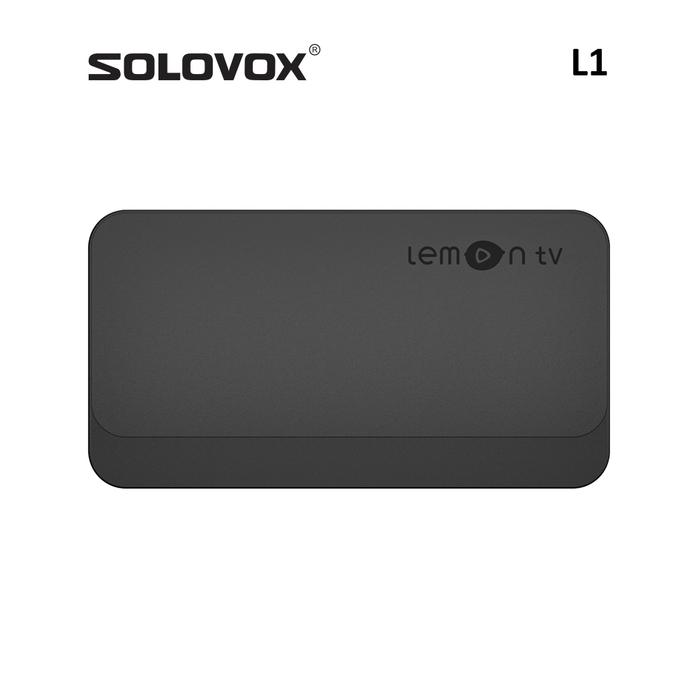 SOLOVOX L1 Android 10 STB Quad 4K WiFi6 Bluetooth 5.4 Voice Control YouTube Stalkermac Xtreamcodes Middleware Lemon TV Box. 