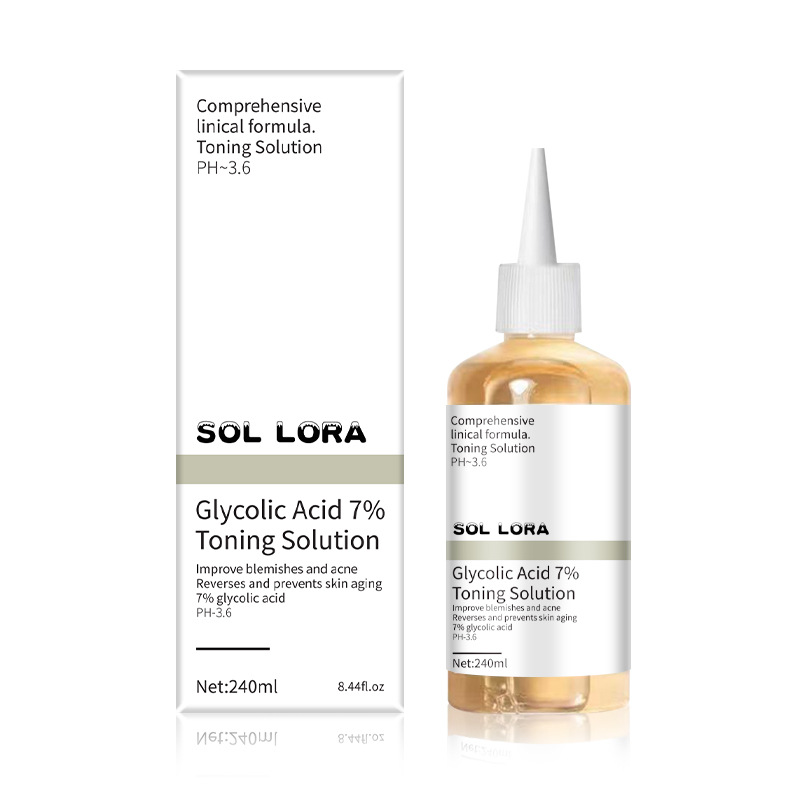 SOL LORA Glycolic Acid Lotion Anti-Acne Smallpox Diluting Anti-Closed Acne Skin Moisturizing Skin Rejuvenation Lotion. 