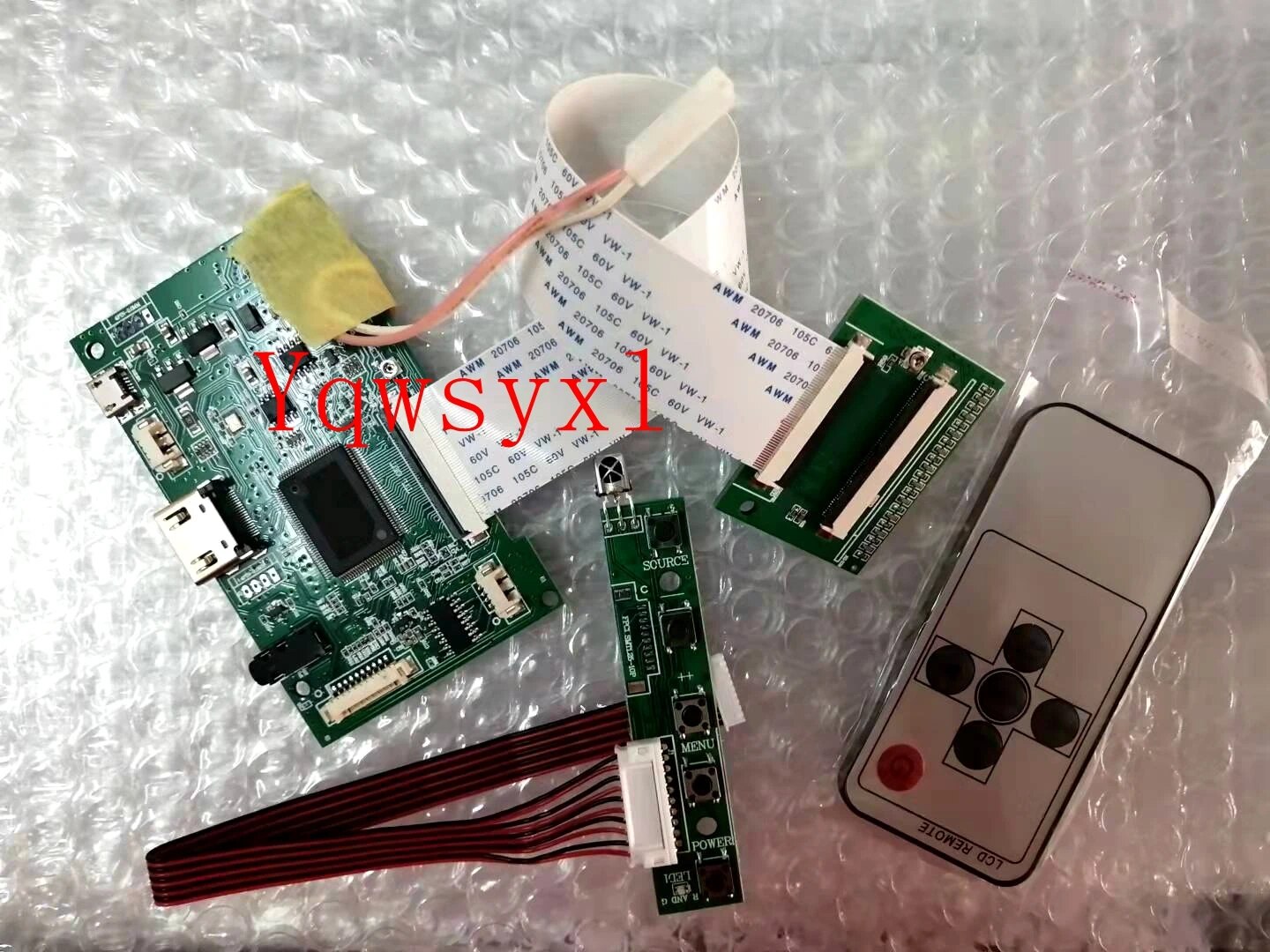 7.0 inch CLAA070MA0ACW 800x600 LCD Display screen LCD TTL Controller Board Compatible-HDMI Micro USB 60 Pins Driver board. 