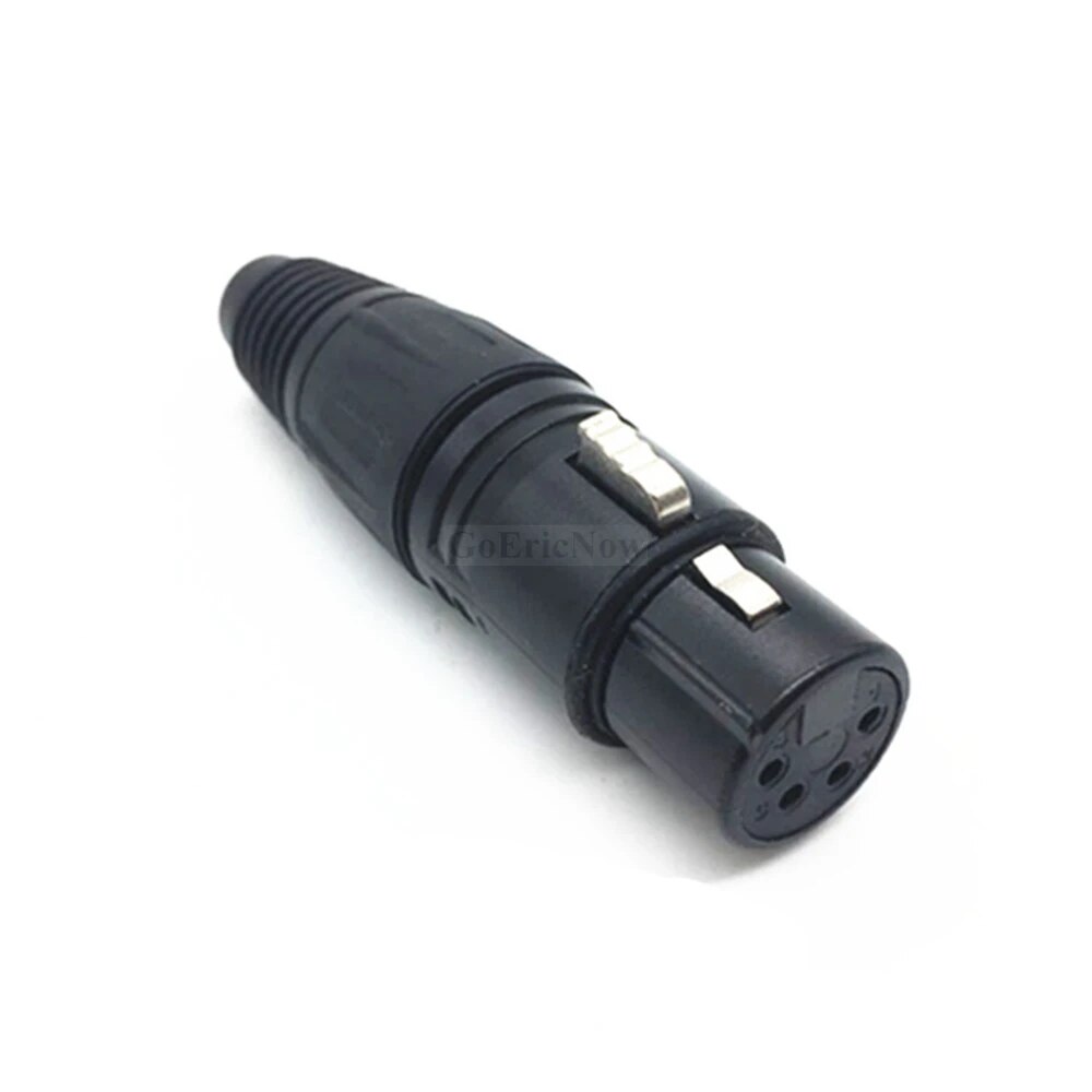 1pcs 4 5 Pin 6 7 Pin XLR Solder Type Connector, Male/Female Audio Mic Microphone DMX Plug Jack Socket, DMX Microphone Connector. 