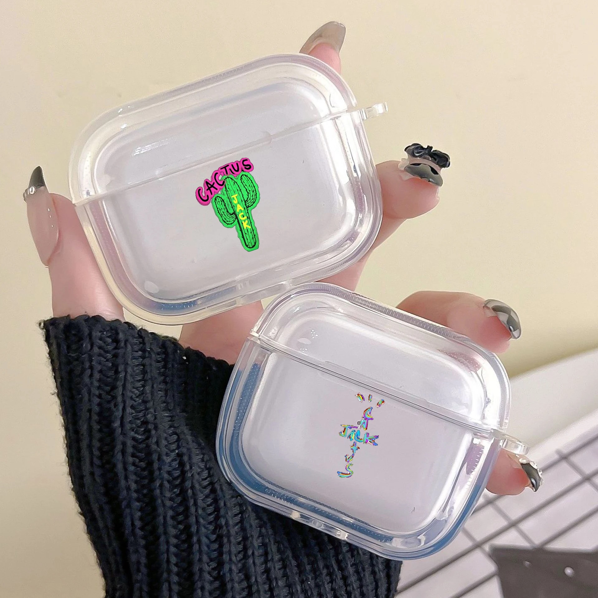 Soft Case for Apple Airpods 2 1 Earphone Cases With Hook Astroworld Travis Scott For Airpod Pro 3 Pro2 Clear Protective Covers Abandon Abandon. 