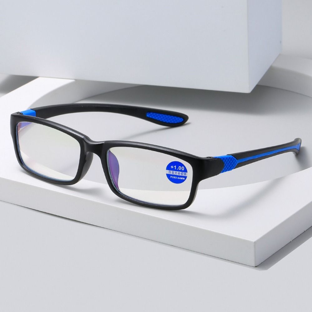 Office Simple Hyperopia Optical Eyewear Eye Protection Presbyopia Eyeglasses Reading Glasses Ultra Light Glasses Anti-Blue Light. 