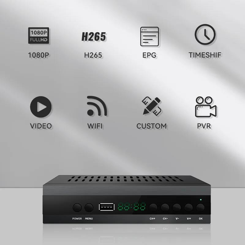 New Spain TDT HD Decoder DVB-T2 H.265 HEVC FTA Tuner PVR USB HDMI Digital SCART TV Receiver for View High-definition Channels. 