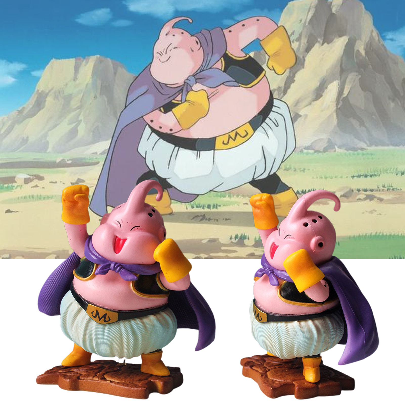 Mini Bola De Dragão Anime Majin Buu Colecionável Figura Toy 14cm Altura  Material Pvc