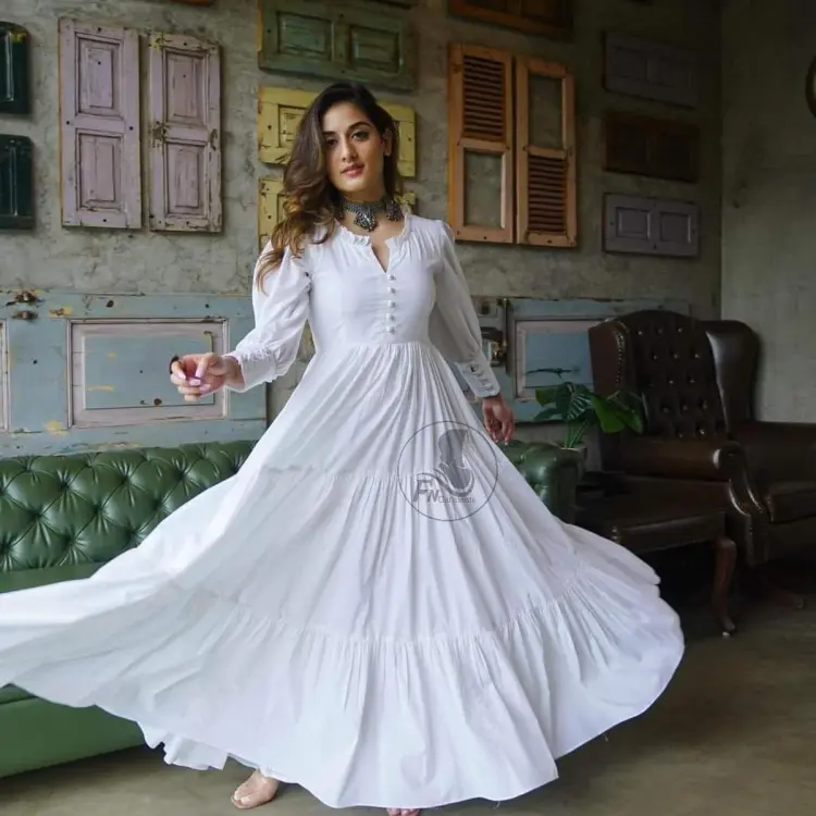 Best Long cotton gown ideas | cotton frock designs for ladies | clothes for  women | cotton dresses - YouTube