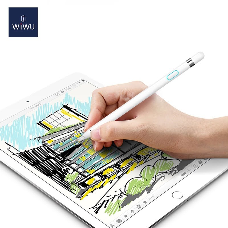 WIWU Picasso Active Stylus P339 Universal Capacitive Touch Screen Stylus Pen for iOS & Android- white. 