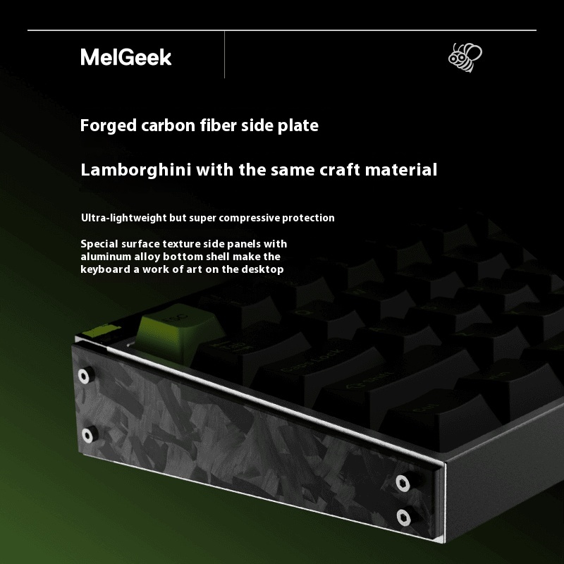 Melgeek Made68 Ultra Keyboard E-Sport Dual-8K Scanning Rate with 8K Polling Rate CNC Aluminium 0.01mm RT SOCD DKS Snap Tap RGB. 