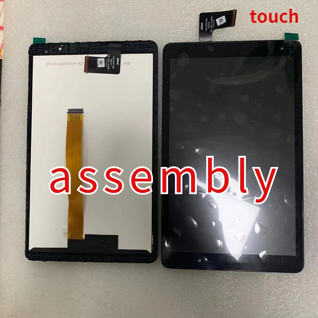 For 10.1inch Alcatel 1T 10 8082 8084 Tablet LCD Display Touch Screen Panels Digitizer Assembly WanJ WJ1857-FPC V6.0. 