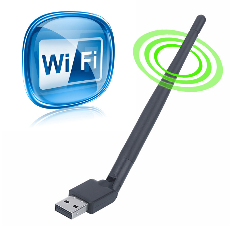 DVB-T2 DVB-S cyfrowy odbiornik telewizji satelitarnej MTK 7601 klucz sprzętowy WIFI RealTec 7601 Adapter bezprzewodowy Usb RTL 7601 na PC. 