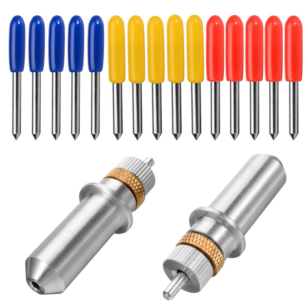 Delicate product 17Pcs/Set 30/45/60 Degree For Roland Cutting Plotter Vinyl Cutter Blade+Holder Refine Rabbit Redsail Cutter Plotter Cutting Blades