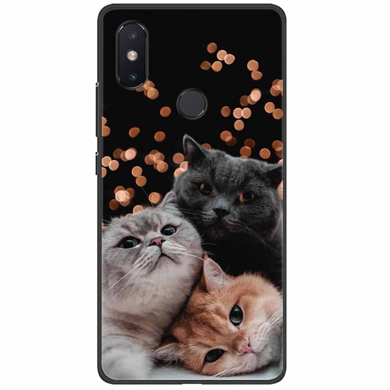 Case For Xiaomi Mi Max 3 Cover Mix3 Mix2s Sofft Silicone TPU Cat Lion Back Cases For Xiaomi Mi Mix 2s Cases 2 Max3 Max2 Fundas. 