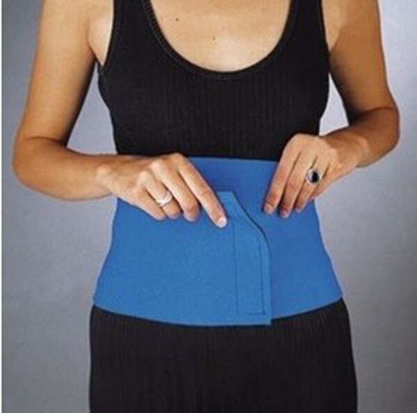 【happy one】100cm x 20cm Slimming Exercise Waist Sweat Body Wrap Neoprene Elastic Weight Reducing Waistband. 