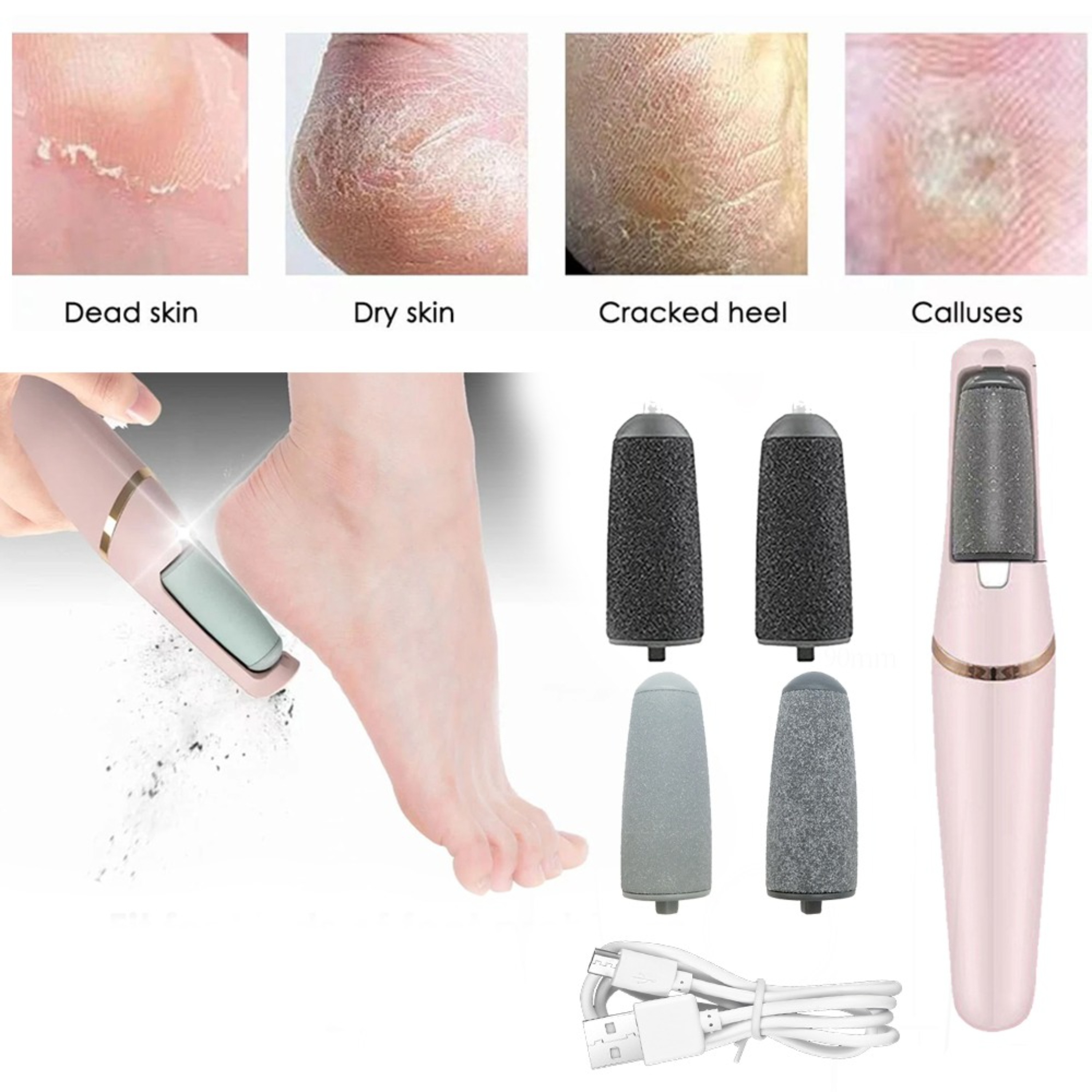 FLAWLESS PEDI ELECTRONIC PEDICURE TOOLS. 