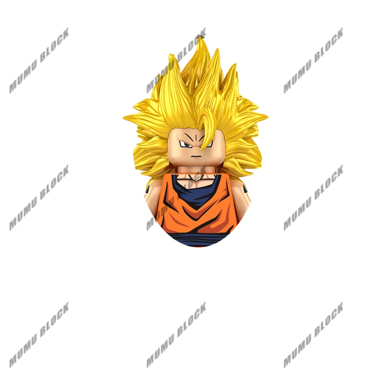 Kf6158 Dragon Ball Z Building Blocks Filho Goku Broli Gamma Vegeta Anime  Cartoon Mini Ação Toy Bricks Crianças Presente Kf6142 Kf6165