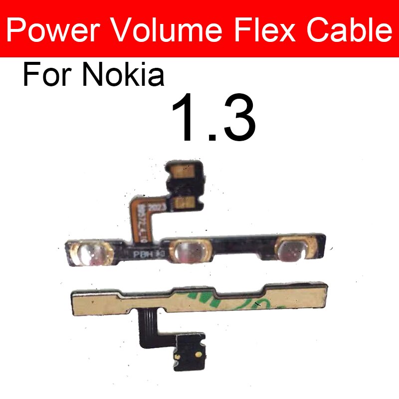 On Off Power Volume Sound Button Flex Cable For Nokia 1.3 1.4 2.3 2.4 3.4 5.3 G10 G20 X20 C C2 C3 C1 Plus C20 Plus C2 2nd. 