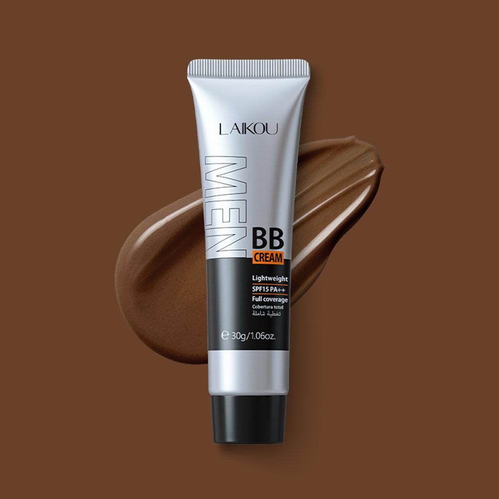 Men BB Cream Sunscreen Waterproof Foundation for Face Concealer Brightening Skin tone Korean Make Up Men's Cosmetics SPF15 H8S4. 