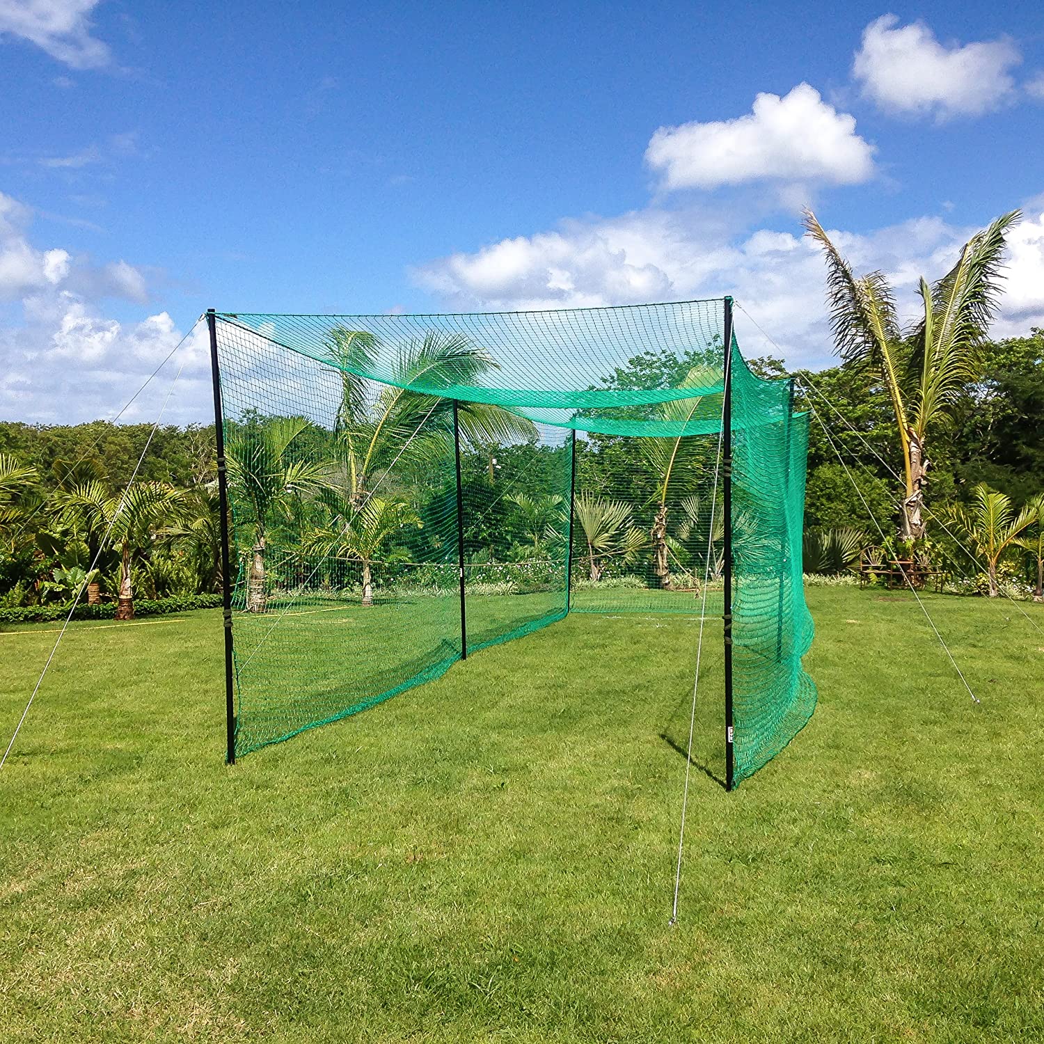 Cricket Practice Net - Train Like A Pro With This Professional-Grade Cricket Practice Net, Sized At 42 X 8 Feet To Accommodate Rigorous Training Sessions. 