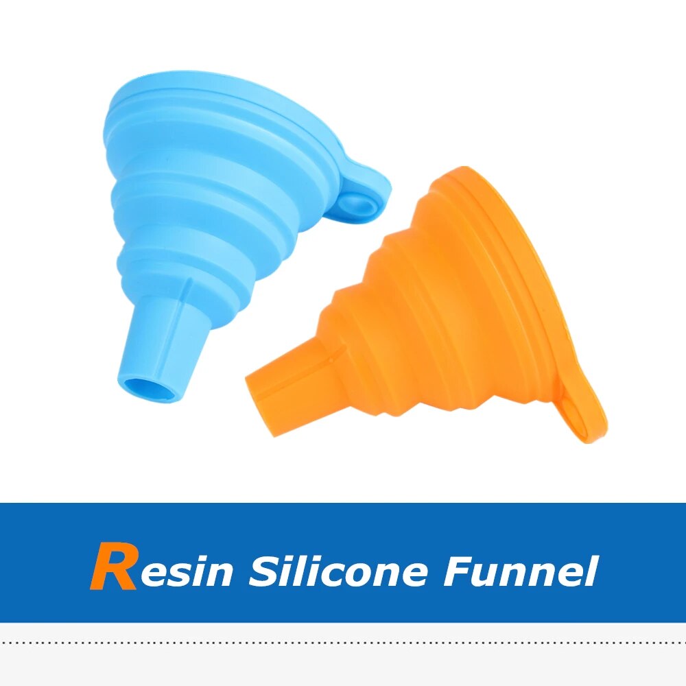 【3C VictoryEagle】2pcs Resin Silicon Funnel Resin Filament for Anycubic Photon D7 DLP SLA UV 3D Printer Parts. 