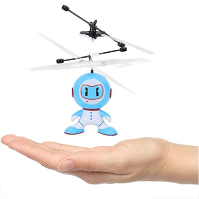 Flying Robot Toy Infrared Induction Robot with Soft Rotor Suitable for Children. 
