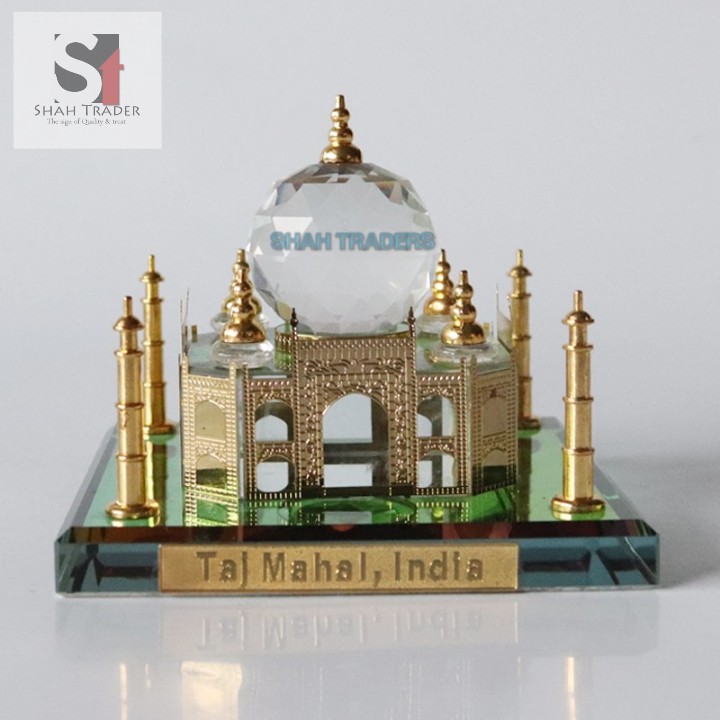 Lilone Decorative Designer Crystal Taj Mahal Showpiece for Valentine Gifts  for Girlfriend, Home/Living Room/Bedroom / Home Décor/Gift Item Decorative  Showpiece - 5 cm (Marble, White) - Price History